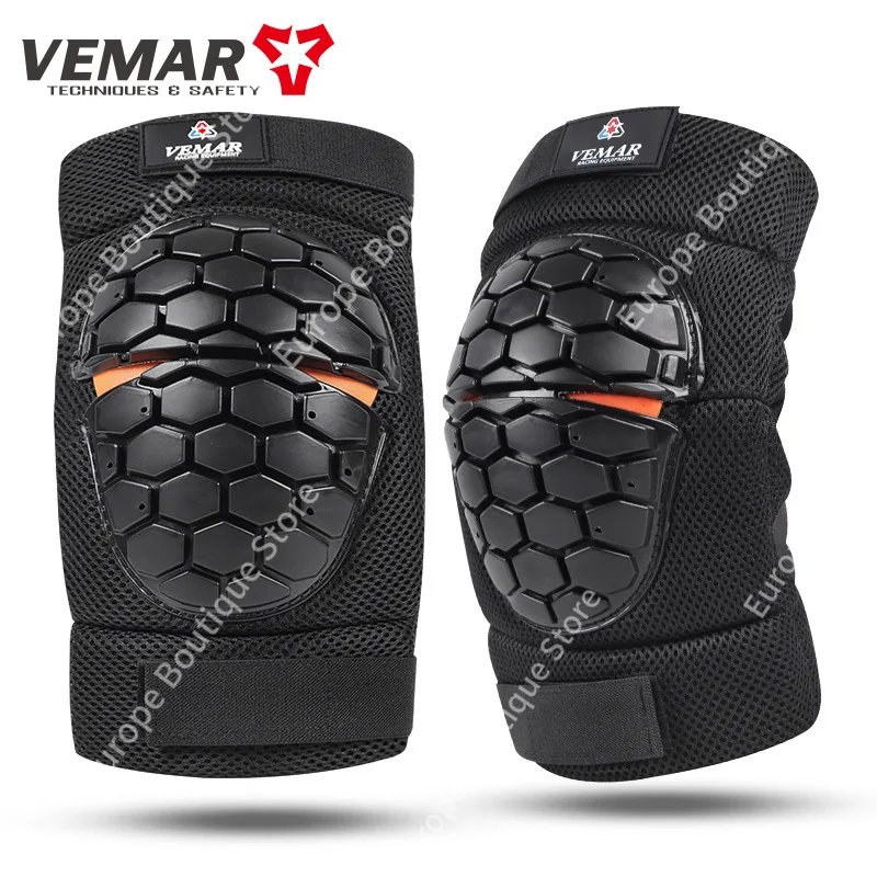 2026 NEW 2Pcs Motorcycle Knee Protector Summer Breathable Windproof Warm Anti Fall Off Road Riding Leg Guards for Men Women