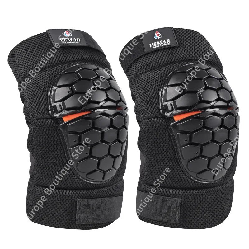 2026 NEW 2Pcs Motorcycle Knee Protector Summer Breathable Windproof Warm Anti Fall Off Road Riding Leg Guards for Men Women