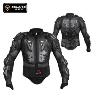 SULAITE Motorcycle Jacket Racing Armor Protector ATV Motocross Body Protection Jacket Clothing Protective Gear