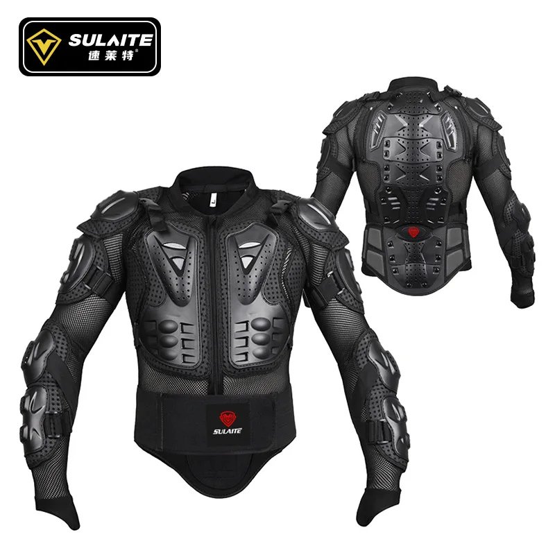 SULAITE Motorcycle Jacket Racing Armor Protector ATV Motocross Body Protection Jacket Clothing Protective Gear