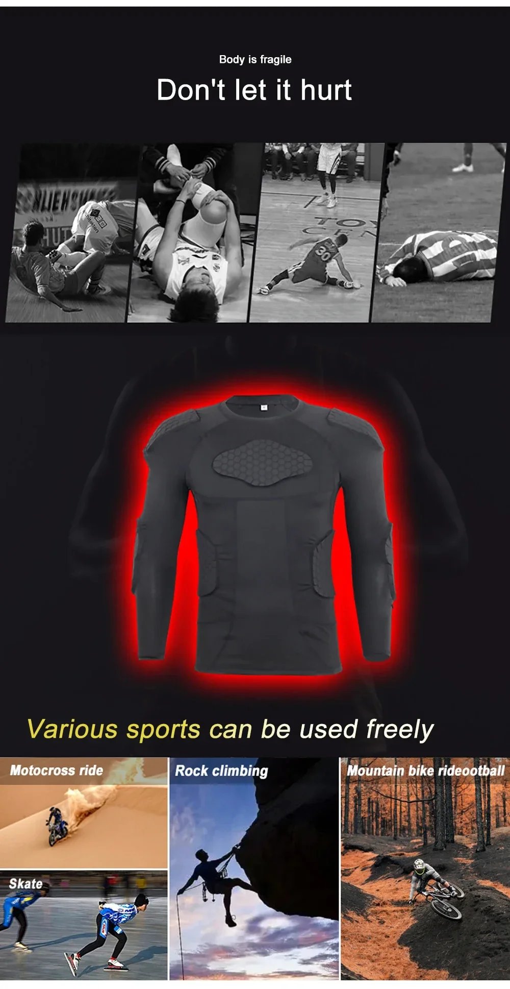 Motorcycle Racer Armor Jackets Underwear Anti-collision Base Layer Motocross Motorbike Moto Body Protective Gear Armour Jacket Motorcycle Racer Armor Jackets Underwear Anti-collision Base Layer Motocross Motorbike Moto Body Protective Gear Armour Jacket