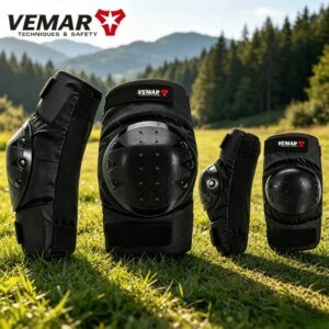 2026 NEW 4Pcs Short Style Motorcycle Armor Knee Elbow Pads Anti Fall Off Road Riding Protective Gear for Men Women Motocross