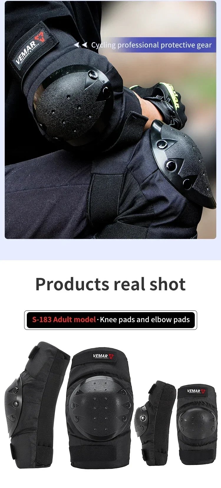 2026 NEW 4Pcs Short Style Motorcycle Armor Knee Elbow Pads Anti Fall Off Road Riding Protective Gear for Men Women Motocross