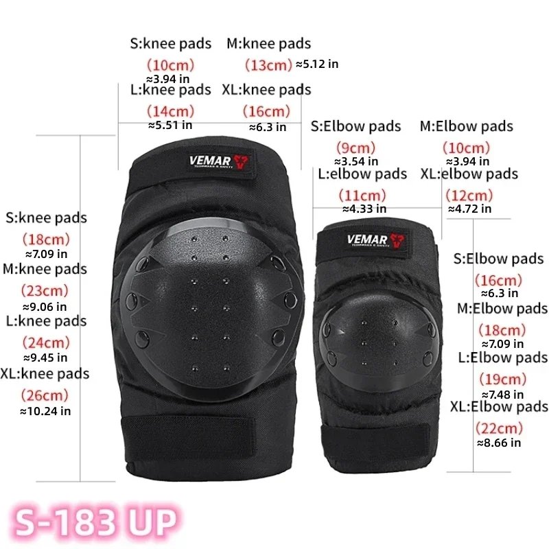 2026 NEW 4Pcs Short Style Motorcycle Armor Knee Elbow Pads Anti Fall Off Road Riding Protective Gear for Men Women Motocross