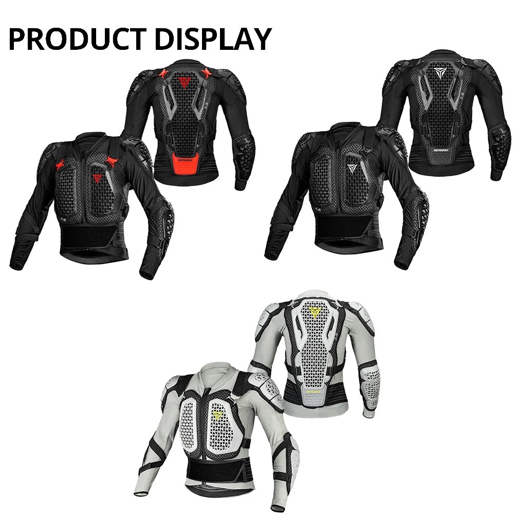 New Motorcycle Jackets Men Women Full Body Armor Protection Jackets Motocross Enduro Racing Dirt Bike Moto Protective Equipment