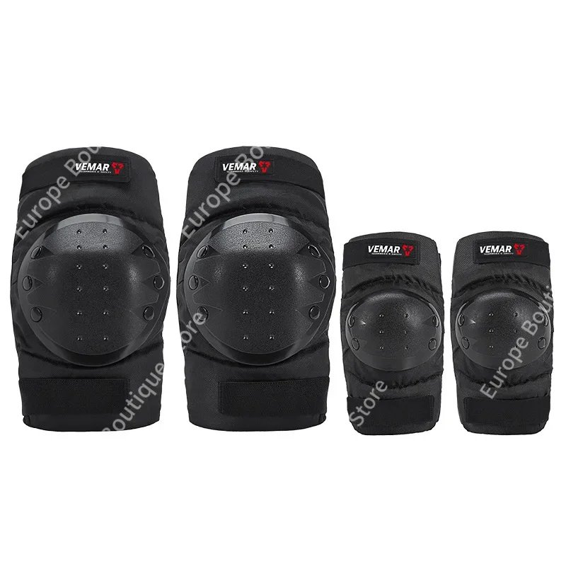 2026 NEW 4Pcs Knee Elbow Pads Short Style Motorcycle Armor Anti Fall Off Road Riding Protective Gear for Men Women Motocross