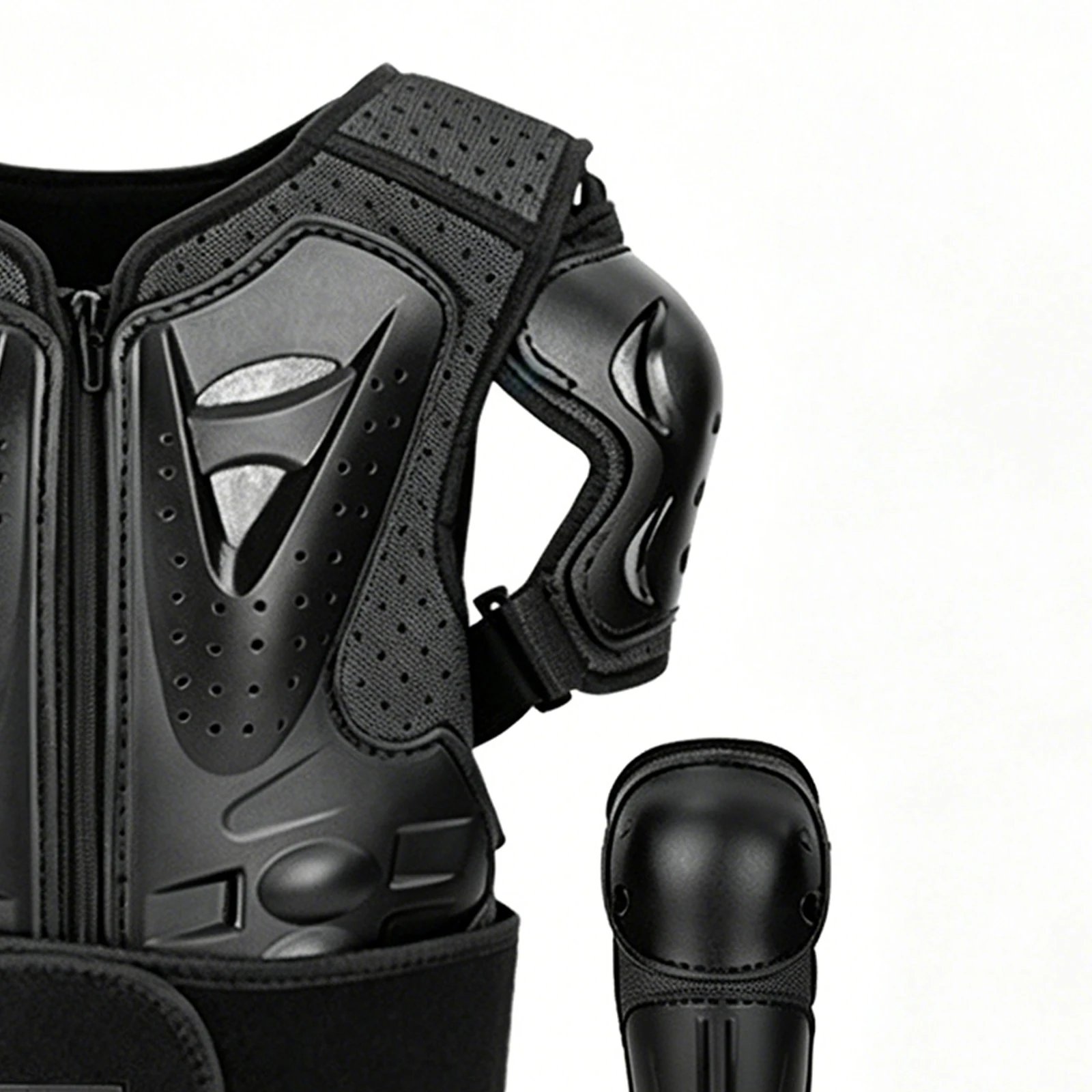 Motorcycle Body Armor Set Dirt Bike Protective Gear Mountain Bike Chest Knee Elbow Pads for Off Road Cycling Rollerblading