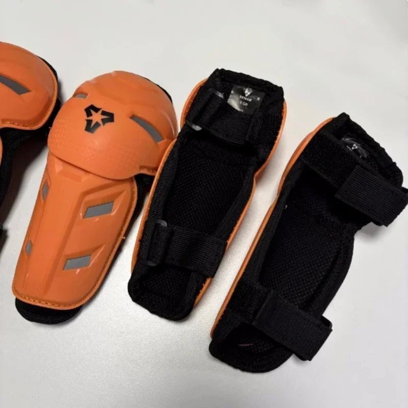 2026 NEW Kids Motorcycle Leg Guards Knee Pads Elbow Pads Summer Anti Crash Breathable 4 Seasons Unisex Riding Armor Set