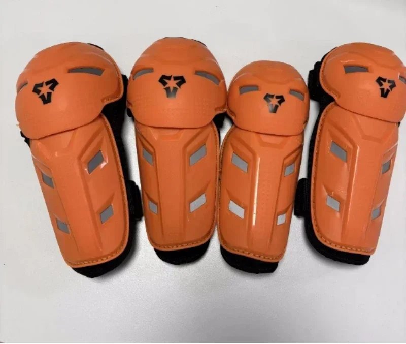 2026 NEW Kids Motorcycle Leg Guards Knee Pads Elbow Pads Summer Anti Crash Breathable 4 Seasons Unisex Riding Armor Set