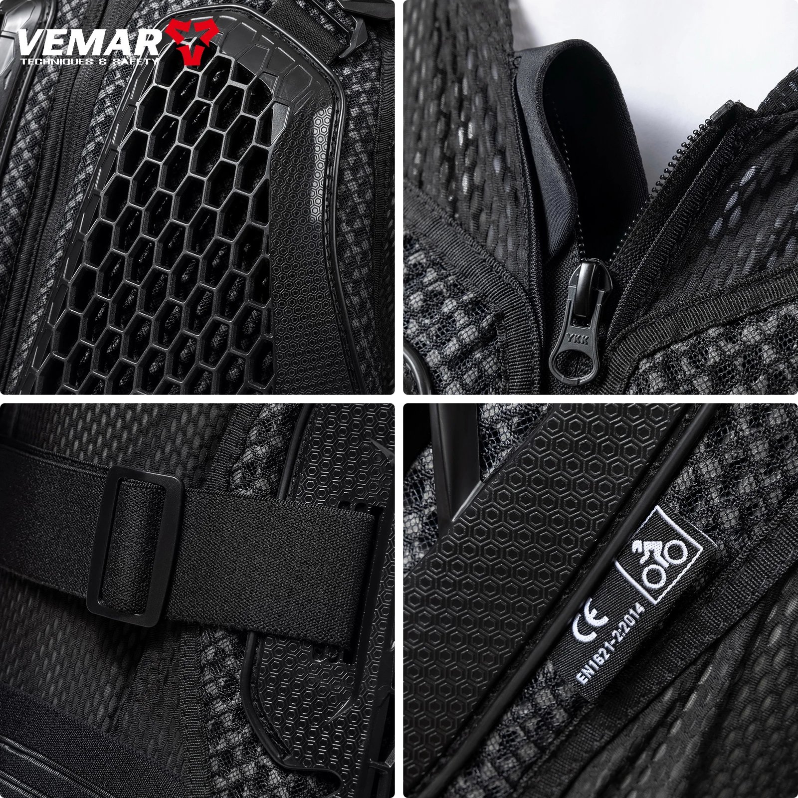 CE Certified Motorcycle Armor Jacket Anti-Impact Anti-fall Body Armor Jacket DH MTB Off-road Motocross Protective Gears S-5XL