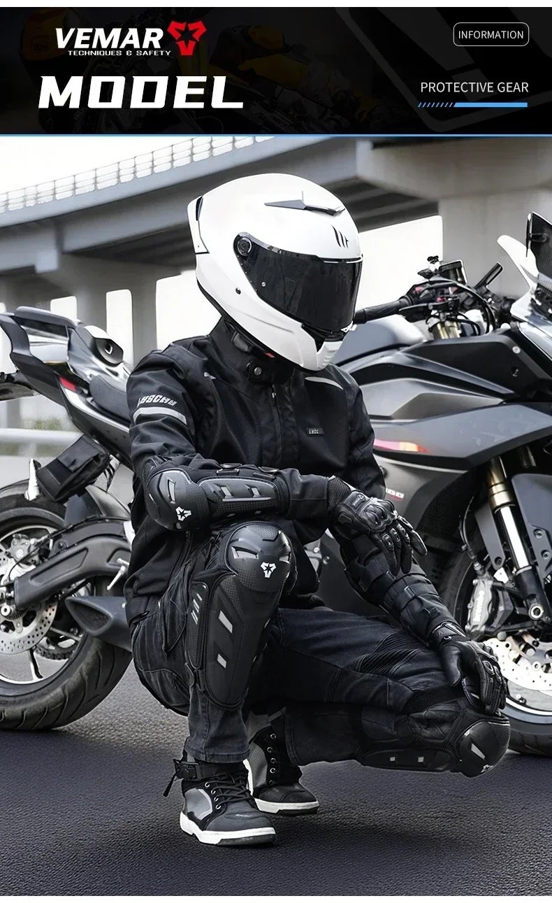 2026 NEW 2Pcs 4 Seasons Shock Absorption Anti Fall Wear Resistant Motorcycle Knee Protector Off Road Riding Leg Guards for Men 2026 NEW 2Pcs 4 Seasons Shock Absorption Anti Fall Wear Resistant Motorcycle Knee Protector Off Road Riding Leg Guards for Men