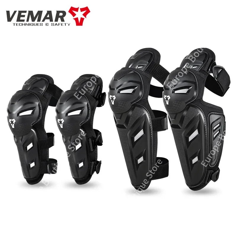 2026 NEW 2Pcs 4 Seasons Shock Absorption Anti Fall Wear Resistant Motorcycle Knee Protector Off Road Riding Leg Guards for Men