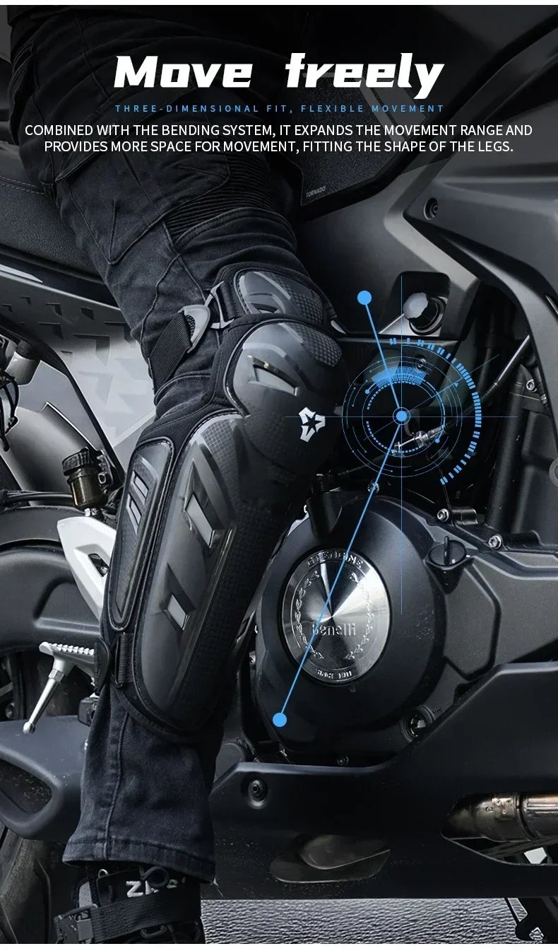 2026 NEW 2Pcs 4 Seasons Shock Absorption Anti Fall Wear Resistant Motorcycle Knee Protector Off Road Riding Leg Guards for Men 2026 NEW 2Pcs 4 Seasons Shock Absorption Anti Fall Wear Resistant Motorcycle Knee Protector Off Road Riding Leg Guards for Men