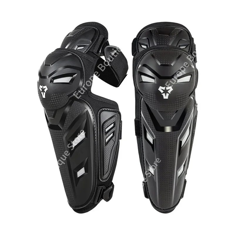 2026 NEW 2Pcs 4 Seasons Shock Absorption Anti Fall Wear Resistant Motorcycle Knee Protector Off Road Riding Leg Guards for Men