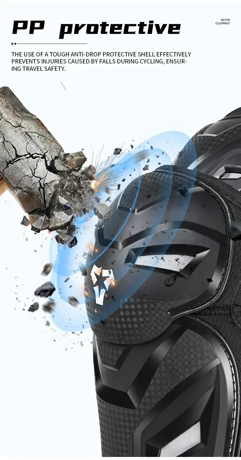 2026 NEW 2Pcs 4 Seasons Shock Absorption Anti Fall Wear Resistant Motorcycle Knee Protector Off Road Riding Leg Guards for Men 2026 NEW 2Pcs 4 Seasons Shock Absorption Anti Fall Wear Resistant Motorcycle Knee Protector Off Road Riding Leg Guards for Men