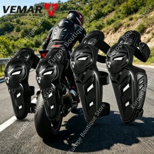 2026 NEW 2Pcs 4 Seasons Shock Absorption Anti Fall Wear Resistant Motorcycle Knee Protector Off Road Riding Leg Guards for Men