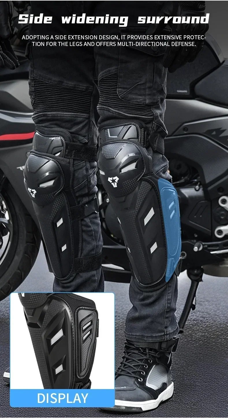 2026 NEW 2Pcs 4 Seasons Shock Absorption Anti Fall Wear Resistant Motorcycle Knee Protector Off Road Riding Leg Guards for Men 2026 NEW 2Pcs 4 Seasons Shock Absorption Anti Fall Wear Resistant Motorcycle Knee Protector Off Road Riding Leg Guards for Men