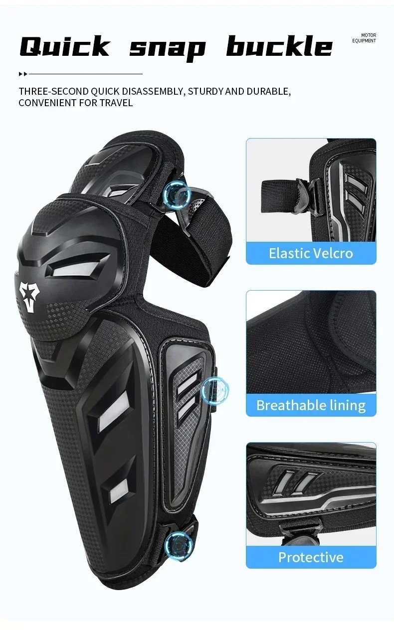 2026 NEW 2Pcs 4 Seasons Shock Absorption Anti Fall Wear Resistant Motorcycle Knee Protector Off Road Riding Leg Guards for Men 2026 NEW 2Pcs 4 Seasons Shock Absorption Anti Fall Wear Resistant Motorcycle Knee Protector Off Road Riding Leg Guards for Men