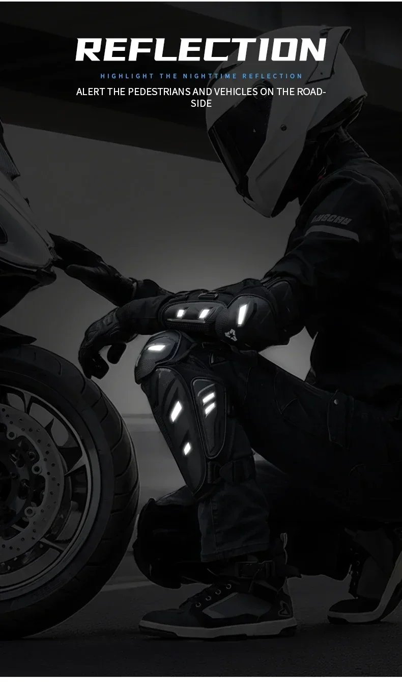 2026 NEW 2Pcs 4 Seasons Shock Absorption Anti Fall Wear Resistant Motorcycle Knee Protector Off Road Riding Leg Guards for Men 2026 NEW 2Pcs 4 Seasons Shock Absorption Anti Fall Wear Resistant Motorcycle Knee Protector Off Road Riding Leg Guards for Men