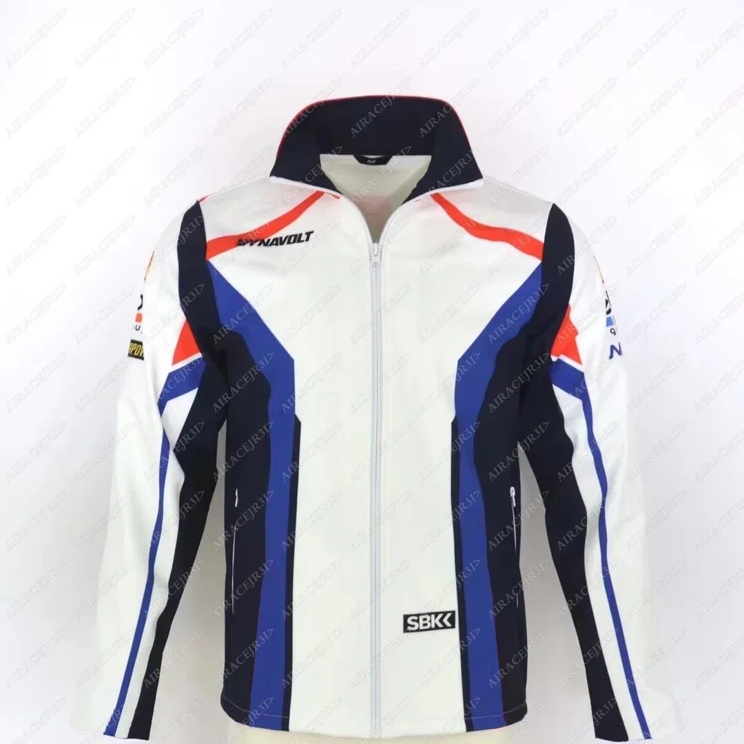 For BMW Motorrad WorldSBK Racing Team Motorsport Motorcycle Jacket Zipper Closure Windproof Keep Warm Sportswear Stand Collar For BMW Motorrad WorldSBK Racing Team Motorsport Motorcycle Jacket Zipper Closure Windproof Keep Warm Sportswear Stand Collar