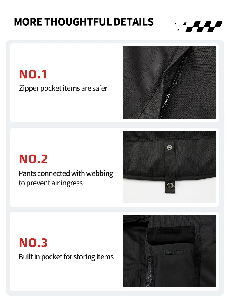 SCOYCO Motorcycle Jacket Wear-resistant Windproof Motorbike Rider Jacket Men Women CE Level Protection Anti-fall Racing Clothing