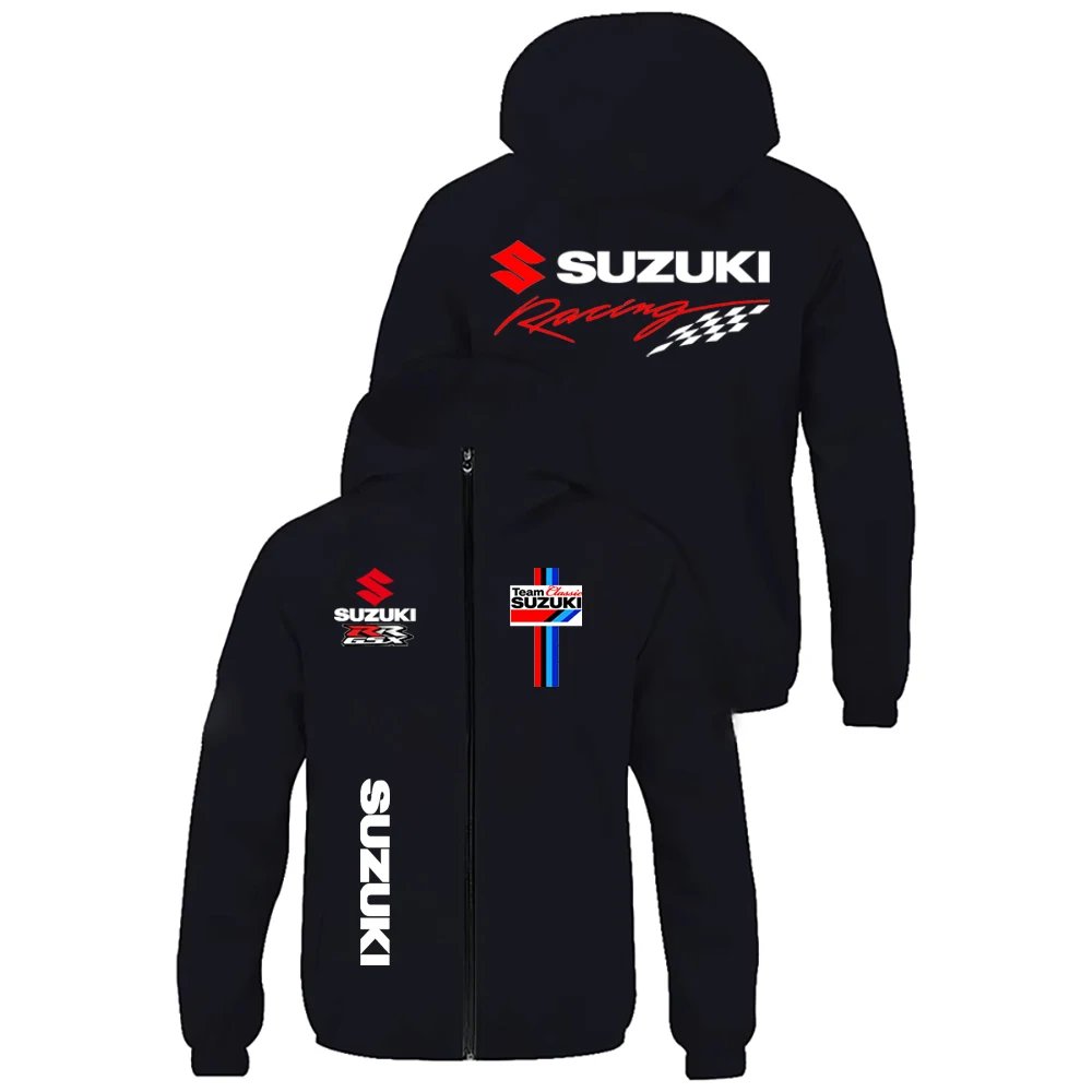 Suzuki Thin Jacket Team Uniform Outdoor Sports Motorcycle Competition Jacket Riding Suit Baseball Jacket Men's Coat