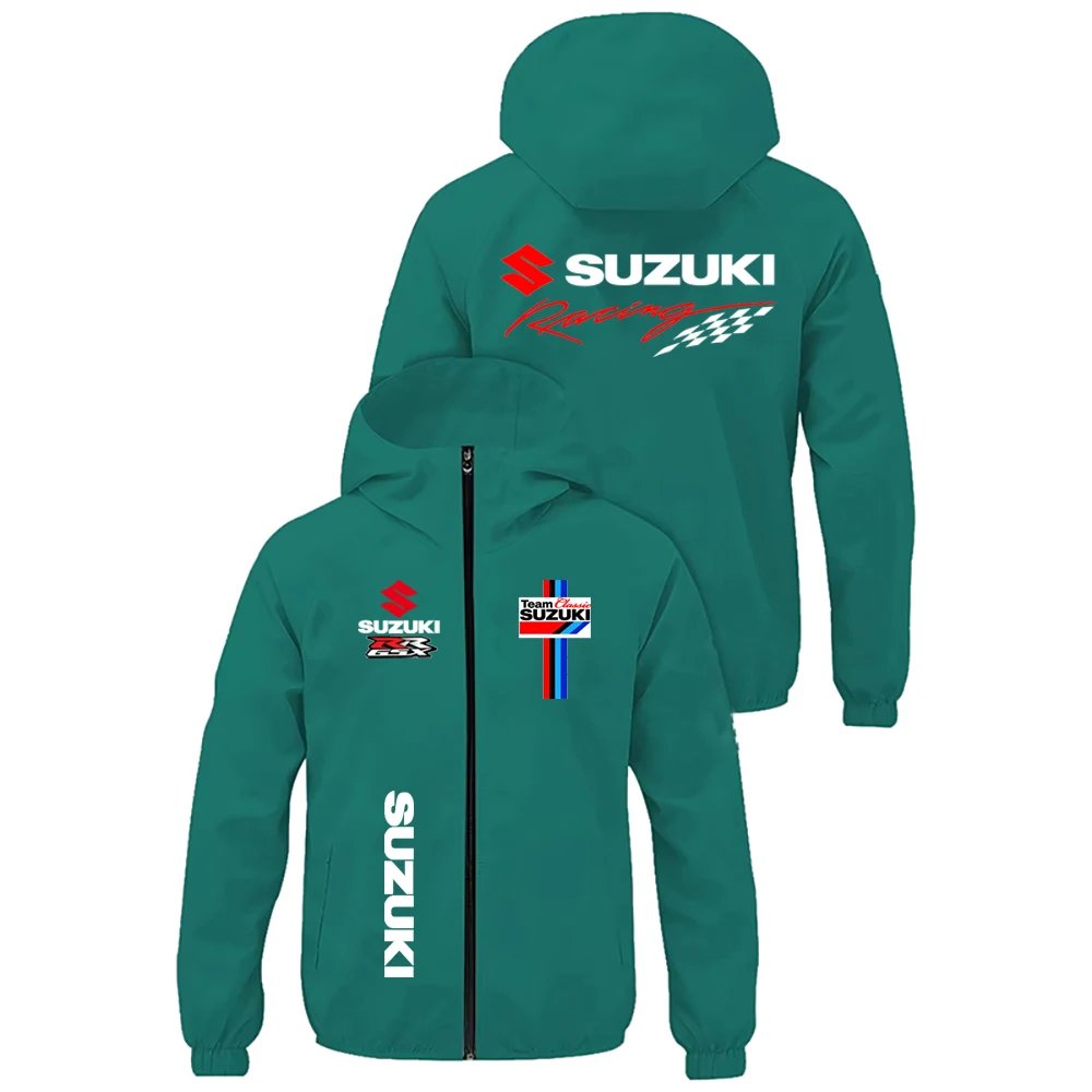 Suzuki Thin Jacket Team Uniform Outdoor Sports Motorcycle Competition Jacket Riding Suit Baseball Jacket Men's Coat