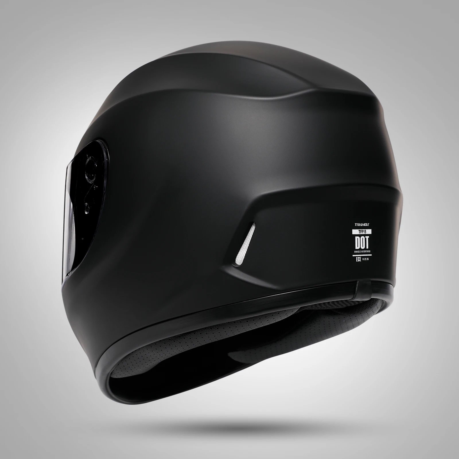 Unisex Full Face Motorcycle Helmet Moto Helmets for Men Women with Extra Clear Visor DOT Approved Cascos Moto TRIANGLE