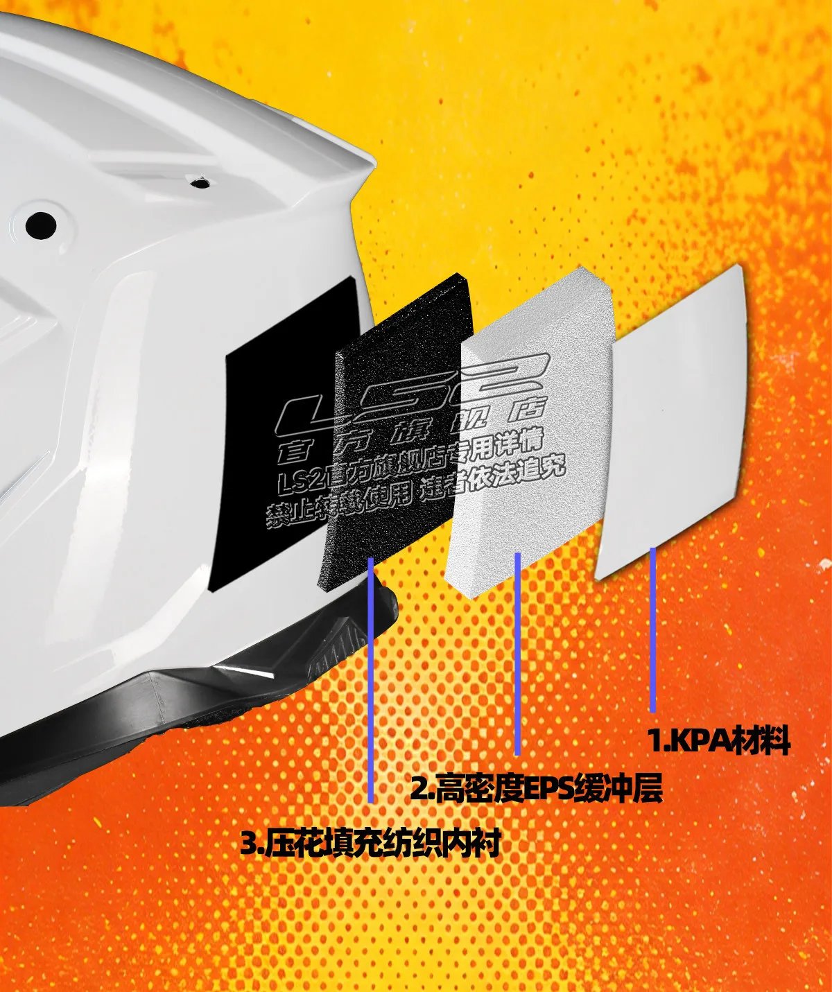LS2FF818 motorcycle double lens helmet men women locomotive racing small shell full helmet four-season anti-fog large tail