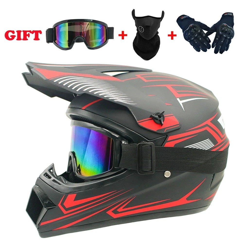 Full Face Off-Road Helmet: Conquer Every Trail DOT Certified Safety Unbeatable Value Built for Adventure for youth kids