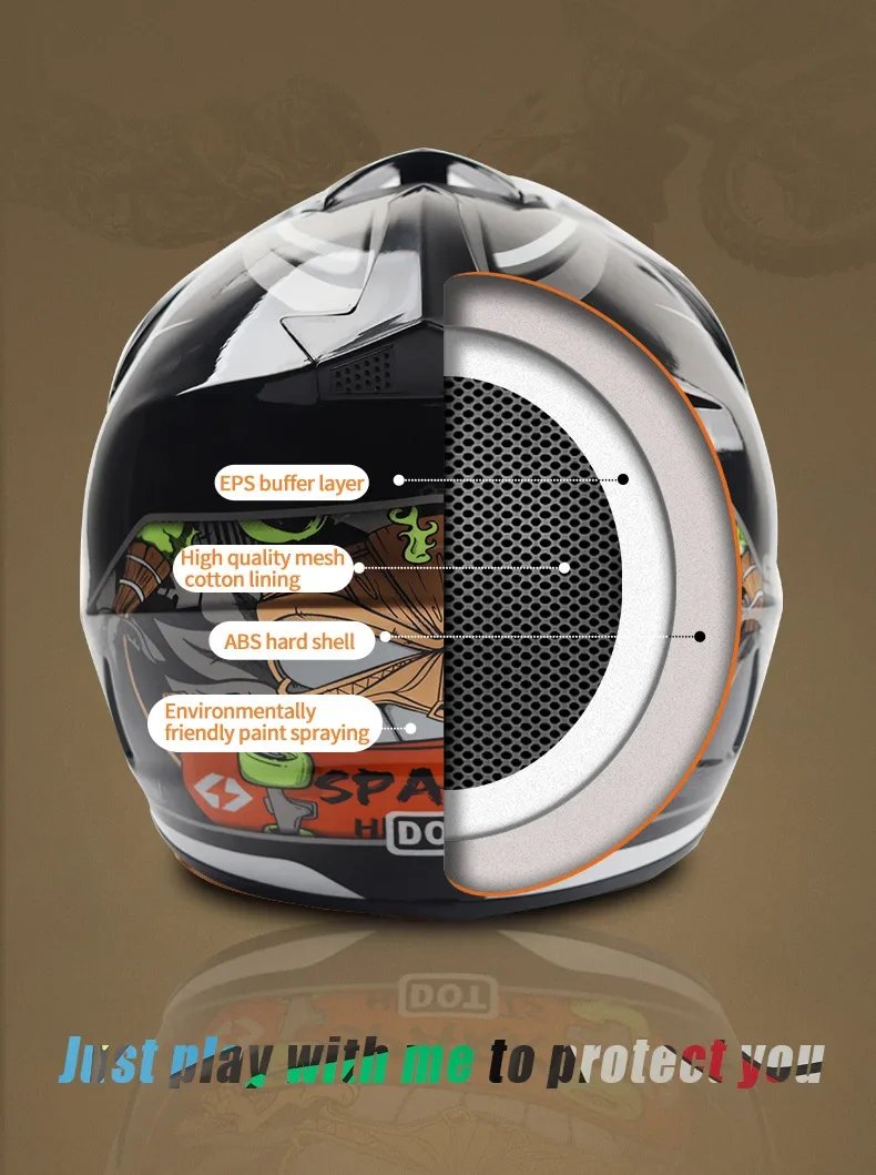 Full Face Off-Road Helmet: Conquer Every Trail DOT Certified Safety Unbeatable Value Built for Adventure for youth kids Full Face Off-Road Helmet: Conquer Every Trail DOT Certified Safety Unbeatable Value Built for Adventure for youth kids