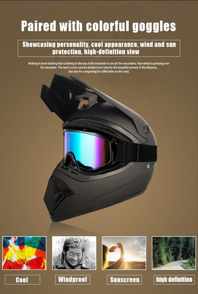 Full Face Off-Road Helmet: Conquer Every Trail DOT Certified Safety Unbeatable Value Built for Adventure for youth kids Full Face Off-Road Helmet: Conquer Every Trail DOT Certified Safety Unbeatable Value Built for Adventure for youth kids