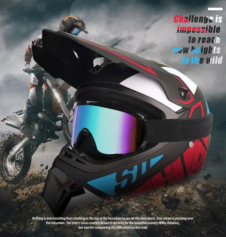 Full Face Off-Road Helmet: Conquer Every Trail DOT Certified Safety Unbeatable Value Built for Adventure for youth kids Full Face Off-Road Helmet: Conquer Every Trail DOT Certified Safety Unbeatable Value Built for Adventure for youth kids