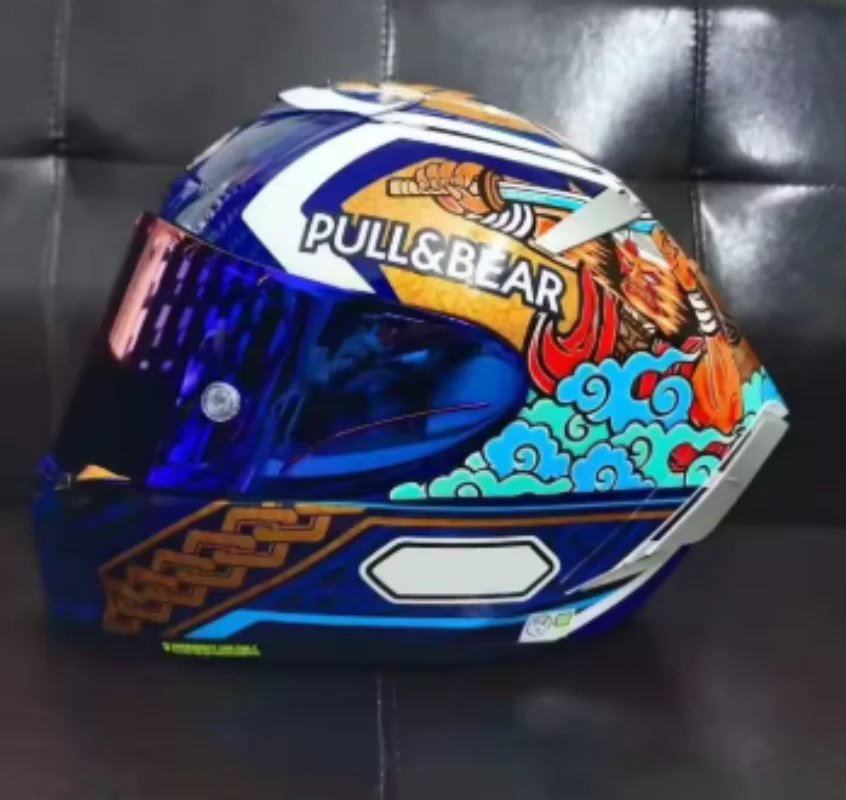 DOTFull Face Motorcycle helmet X14 motegi3 lucky cat 2 helmet Riding Motocross Racing Motobike Helmet Casco De Motocicleta