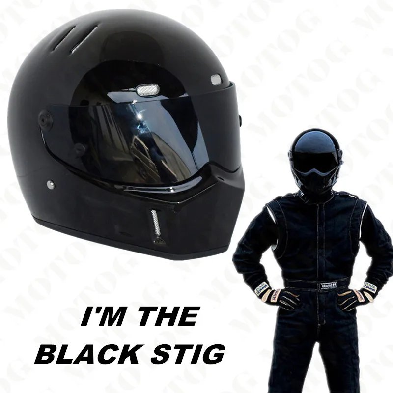 1996 Motorcycle Helmet for "Simpson STYLE" Street Pig Bandit For Karting ATV-1 Carbon Drag Full Face Helmet DOT S-XXL