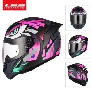 LS2 FF358 Original ECE DOT Approved Full Face Motorcycle Helmet Unisex Racing Capacete Casco Moto cascos para moto