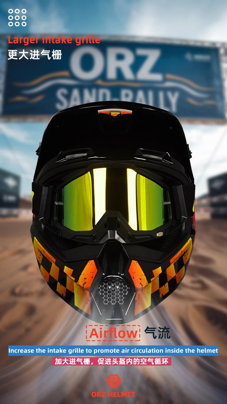 2025 Latest High Quality Off Road Motorcycle Helmet Cascos para Motos ATV Mountain Bike Speed Drop DH Helmet Capacetes de Moto