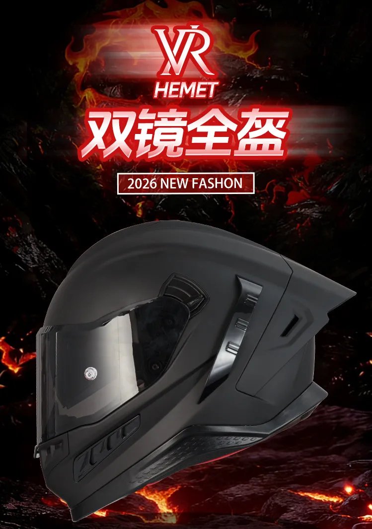 DOT Approved  Larger Head Circumference 68cm, Lightweight Motorcycle Riding Helmet Casque Moto Racing Casco Abatible Para Moto