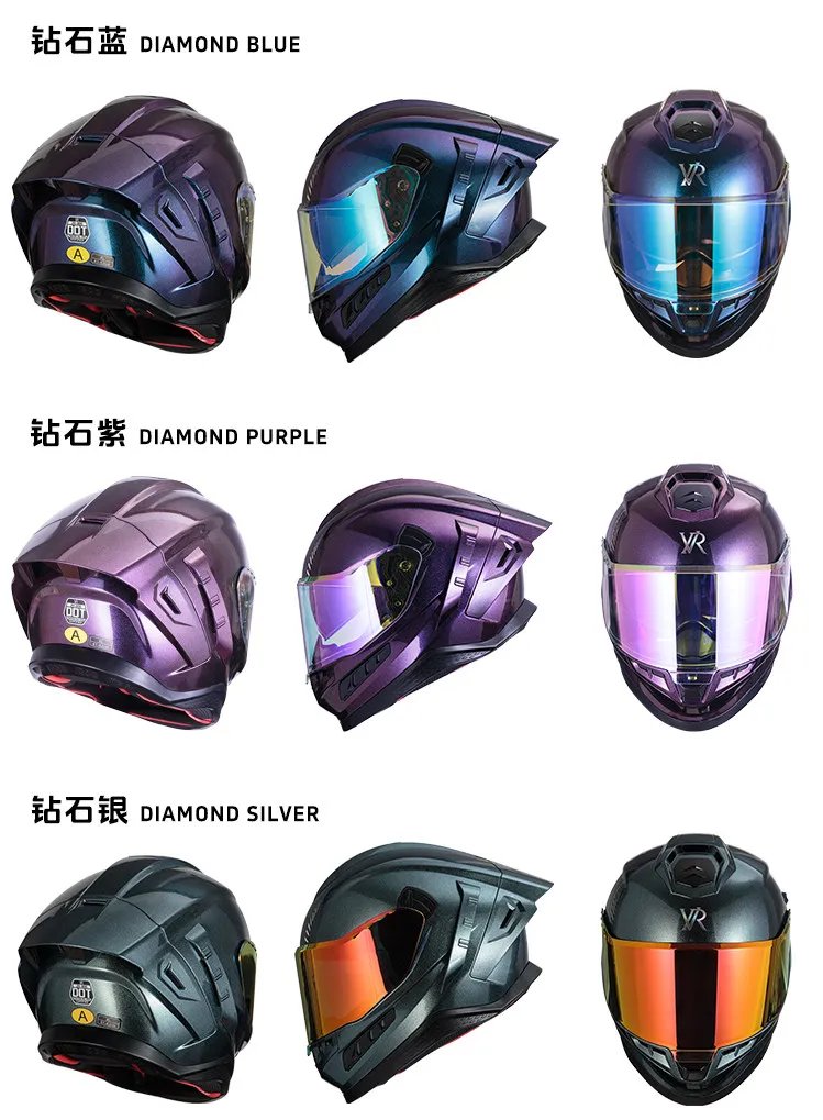 DOT Approved  Larger Head Circumference 68cm, Lightweight Motorcycle Riding Helmet Casque Moto Racing Casco Abatible Para Moto