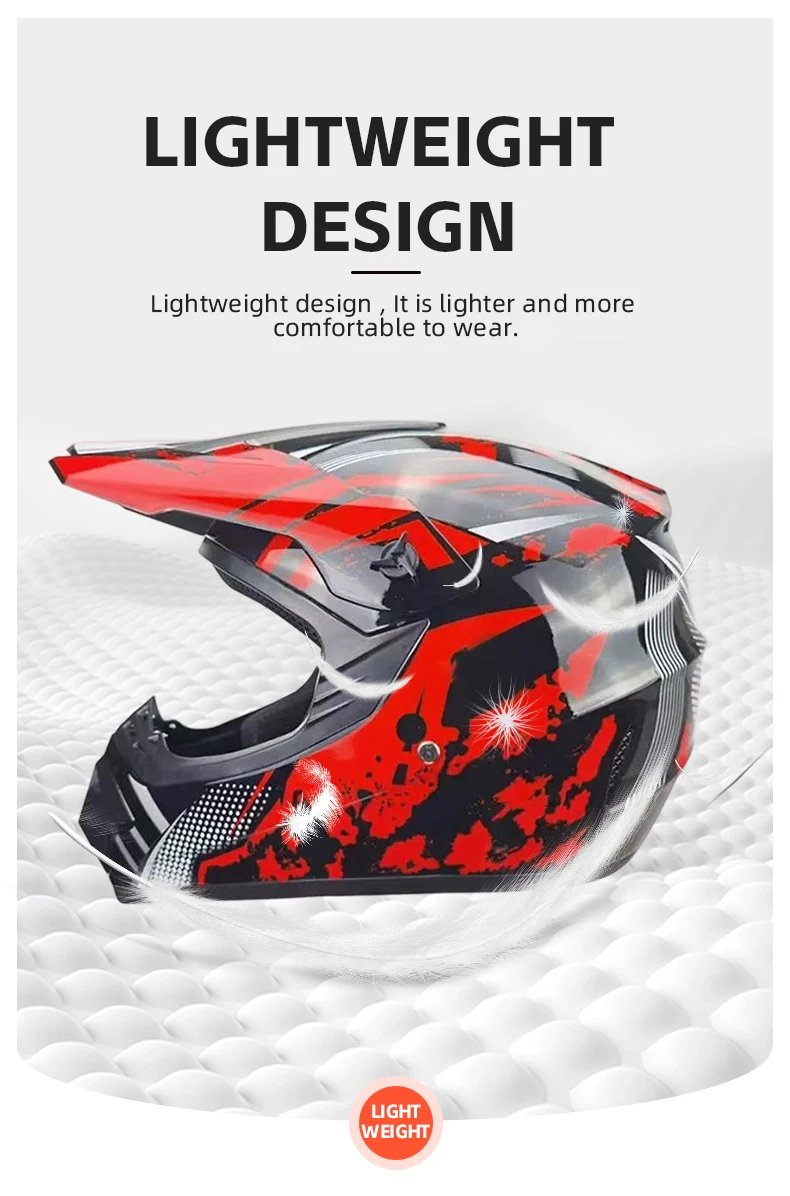 Professional Lightweight Off-road Motorcycle Helmet Racing Bike Children Off-road Vehicle Downhill Cross Helmet Motocross Professional Lightweight Off-road Motorcycle Helmet Racing Bike Children Off-road Vehicle Downhill Cross Helmet Motocross