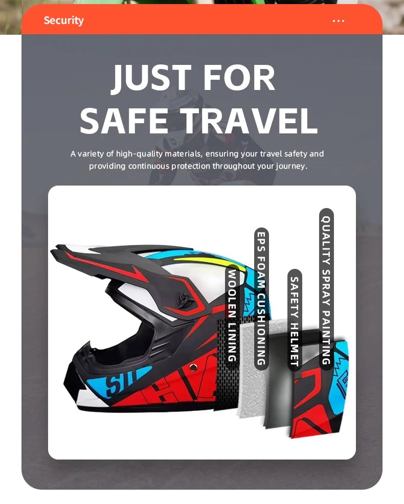 Professional Lightweight Off-road Motorcycle Helmet Racing Bike Children Off-road Vehicle Downhill Cross Helmet Motocross Professional Lightweight Off-road Motorcycle Helmet Racing Bike Children Off-road Vehicle Downhill Cross Helmet Motocross