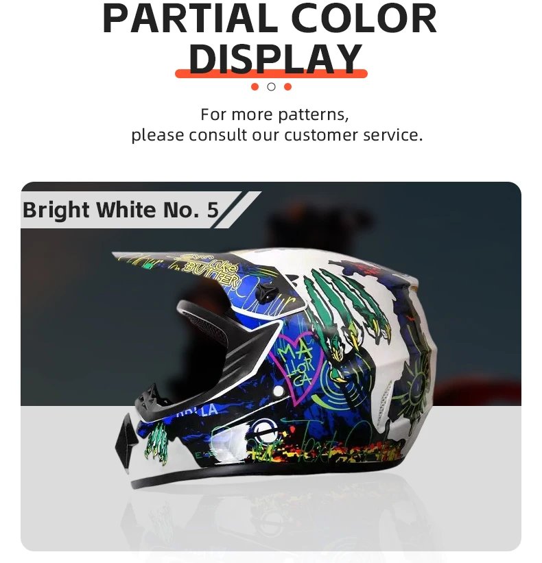 Professional Lightweight Off-road Motorcycle Helmet Racing Bike Children Off-road Vehicle Downhill Cross Helmet Motocross Professional Lightweight Off-road Motorcycle Helmet Racing Bike Children Off-road Vehicle Downhill Cross Helmet Motocross