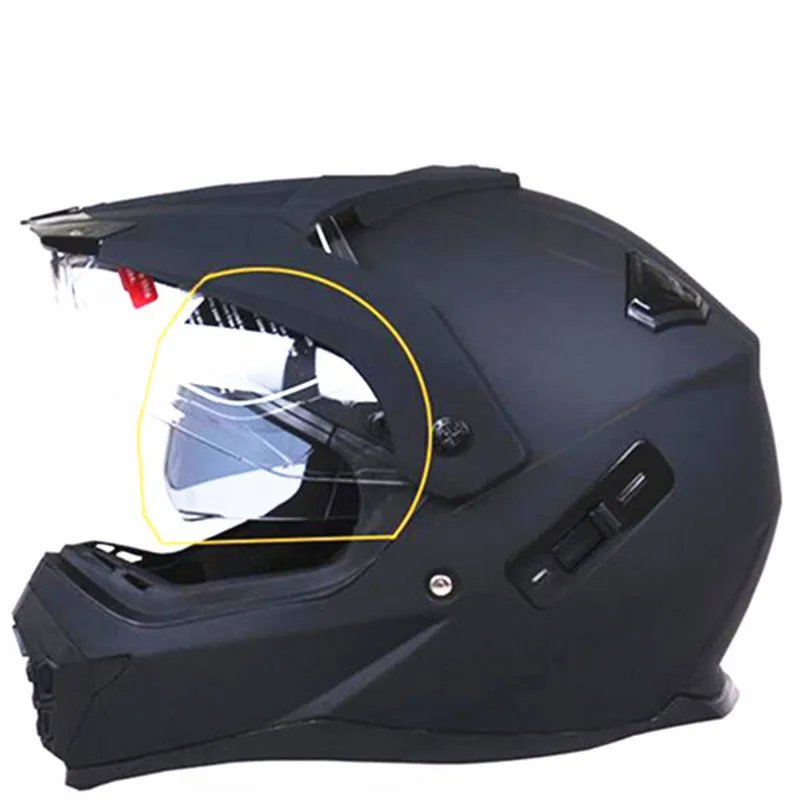 ECE DOT Men's Full Face Motocross Helmet Dual Visor Off Road Dirt Bike Racing Casco de Motocross Shockproof Wearproof Durable