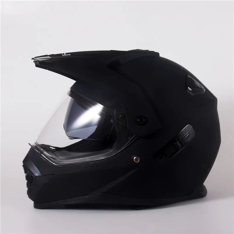 ECE DOT Men's Full Face Motocross Helmet Dual Visor Off Road Dirt Bike Racing Casco de Motocross Shockproof Wearproof Durable