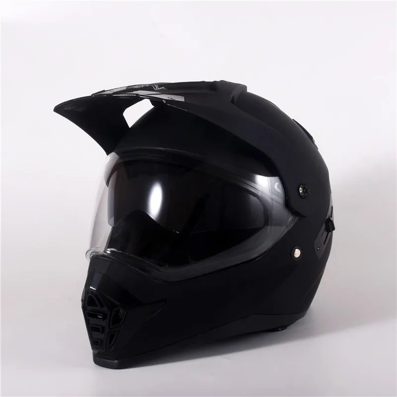 ECE DOT Men's Full Face Motocross Helmet Dual Visor Off Road Dirt Bike Racing Casco de Motocross Shockproof Wearproof Durable