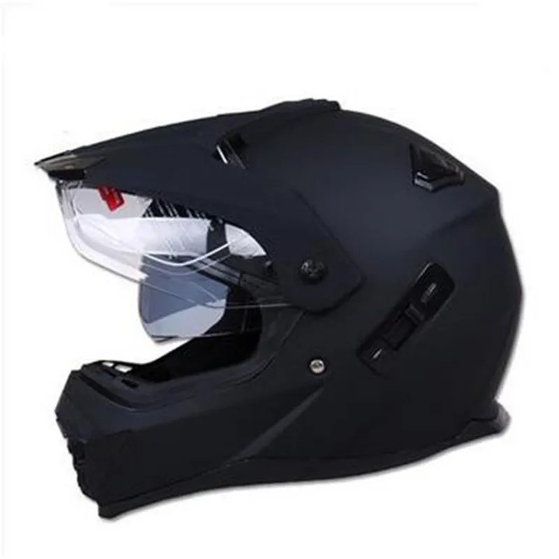 ECE DOT Men's Full Face Motocross Helmet Dual Visor Off Road Dirt Bike Racing Casco de Motocross Shockproof Wearproof Durable