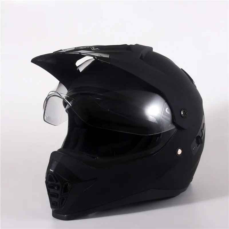 ECE DOT Men's Full Face Motocross Helmet Dual Visor Off Road Dirt Bike Racing Casco de Motocross Shockproof Wearproof Durable