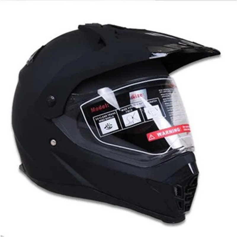 ECE DOT Men's Full Face Motocross Helmet Dual Visor Off Road Dirt Bike Racing Casco de Motocross Shockproof Wearproof Durable