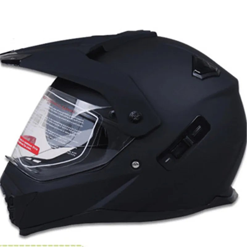 ECE DOT Men's Full Face Motocross Helmet Dual Visor Off Road Dirt Bike Racing Casco de Motocross Shockproof Wearproof Durable