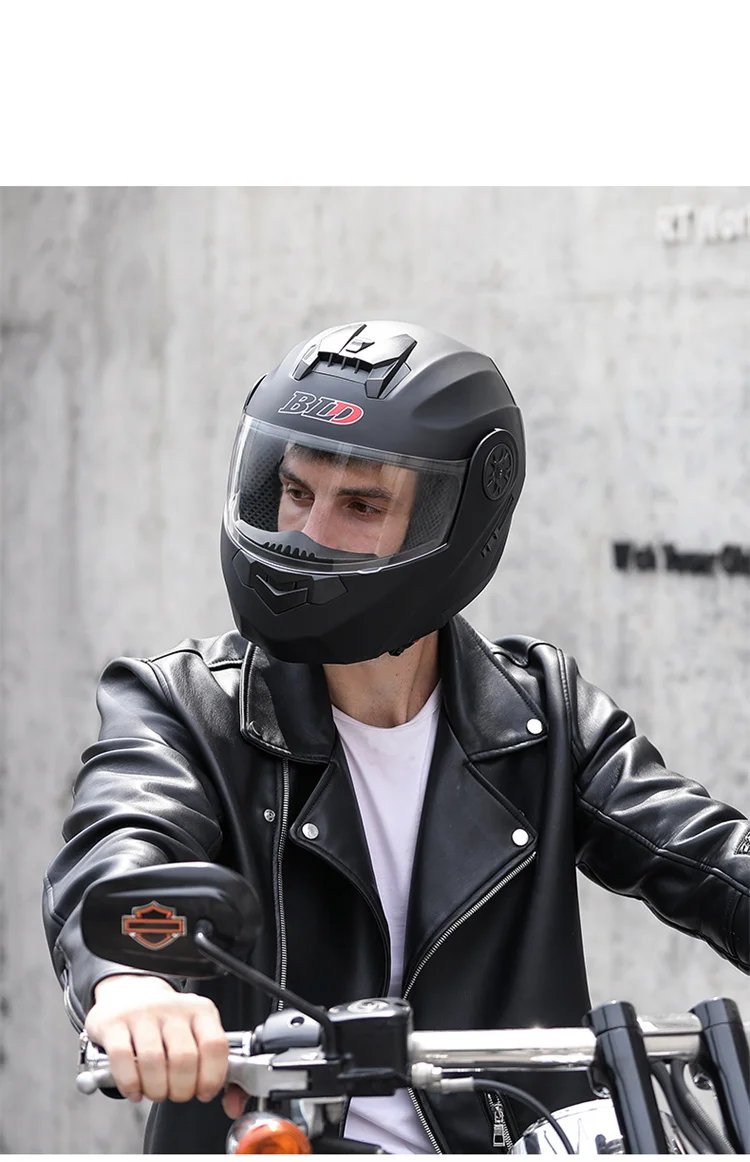 Bluetooth Modular Dual Lens Motorcycle Safety Downhill Flip Up Helmets Men Women Motocross Racing Full Face Casco Moto DOT Bluetooth Modular Dual Lens Motorcycle Safety Downhill Flip Up Helmets Men Women Motocross Racing Full Face Casco Moto DOT